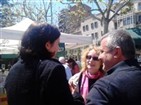 Sant Jordi 2013, amb els autors de Lleida Rosario Curiel, Felip Gallart i Nria A
