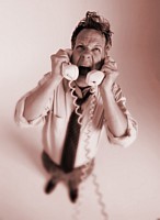 angry phone call